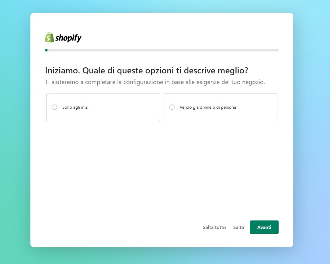 negozio shopify multilingua